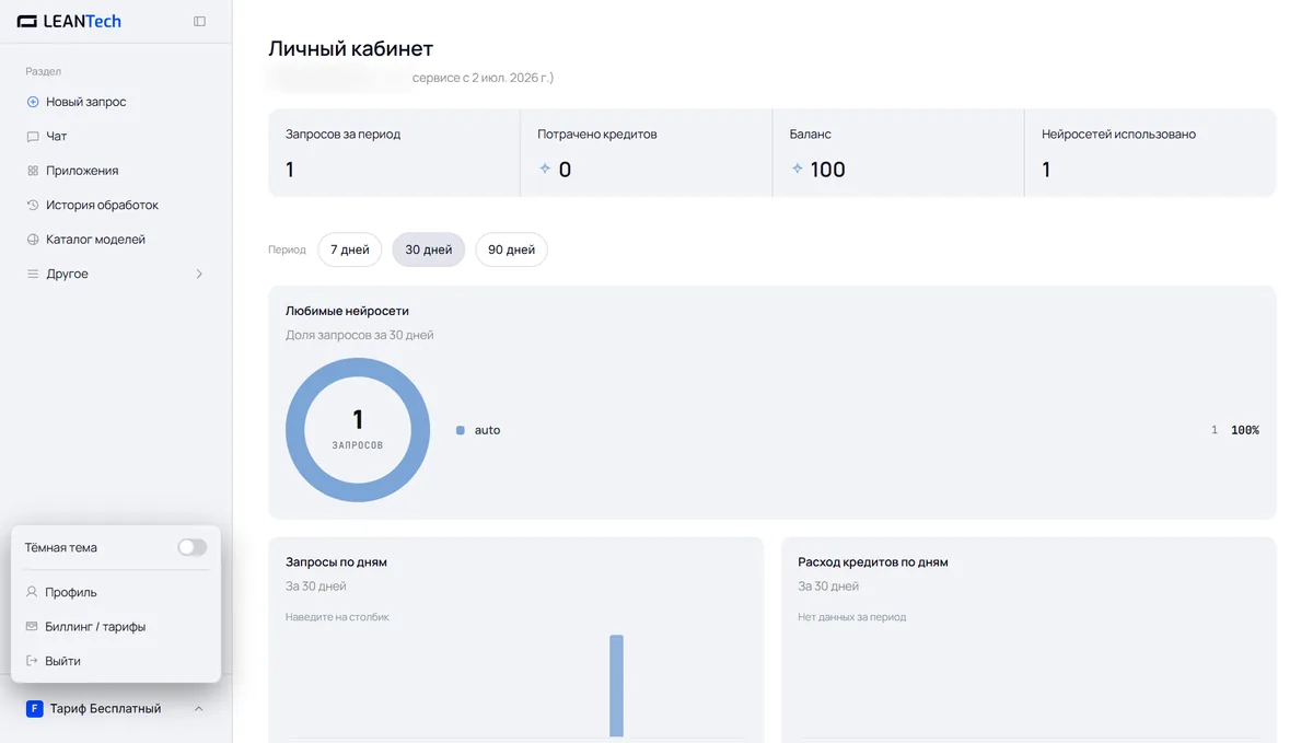 Модели Pingo AI в LeanTech AI